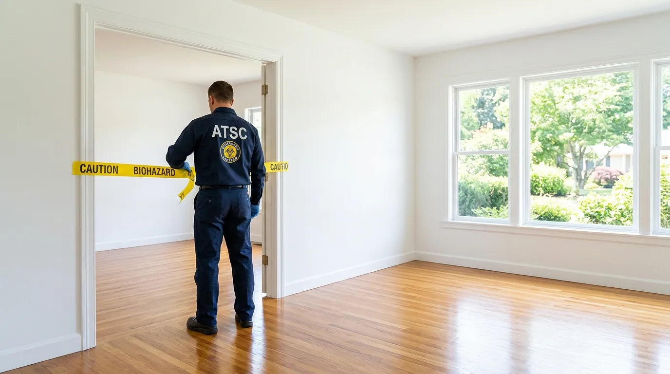 Certified biohazard cleanup crew performing Decomposition Cleanup in Gramercy Park